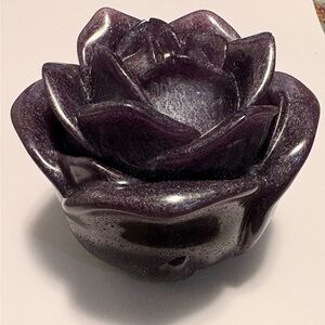 Purple Rose-Shaped Skincare Moisturizer
